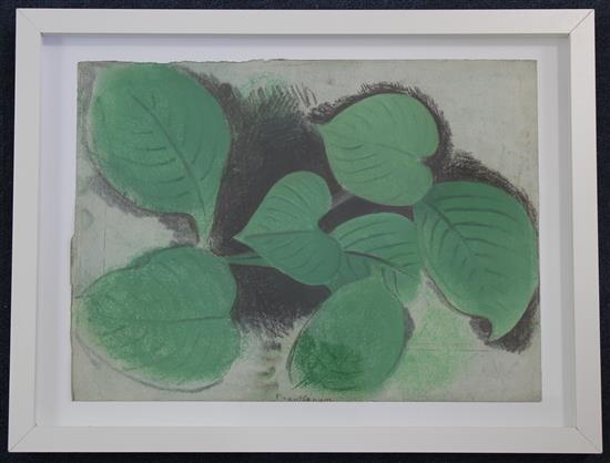 § Simon-Albert Bussy (French, 1869-1954) Eranthemum, 10 x 13.5in.
